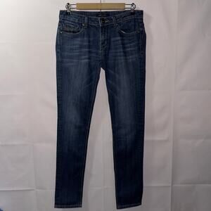 Vigoss studio blue dark wash skinny jeans women’s size 7/8(29)